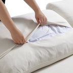 Canapé et pouf Tender Wabi-Sabi blancs