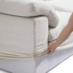 Canapé et pouf beige Tender Wabi-Sabi