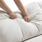 Canapé et pouf beige Tender Wabi-Sabi