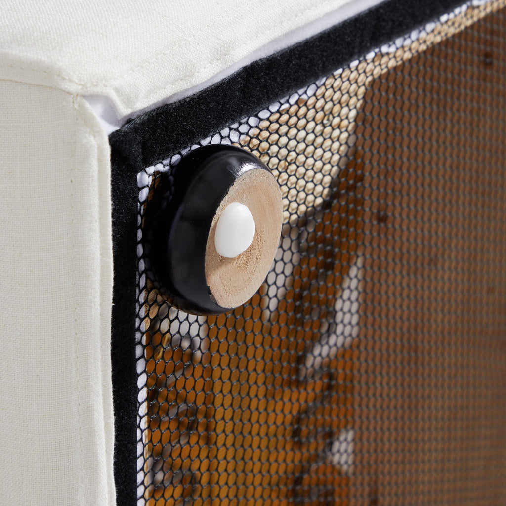 Canapé beige tendre Wabi-Sabi