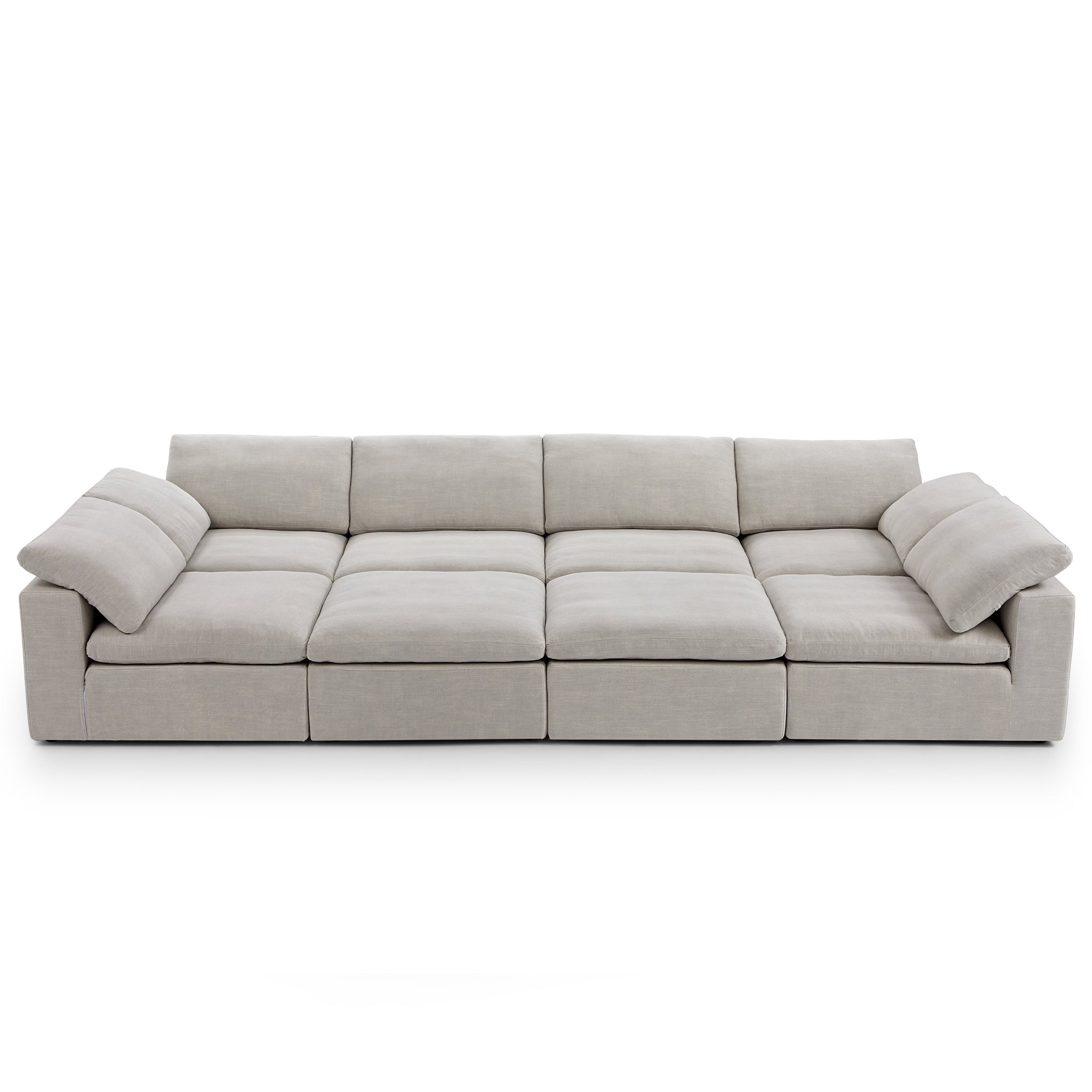 Canapé-lit gris tendre Wabi-Sabi