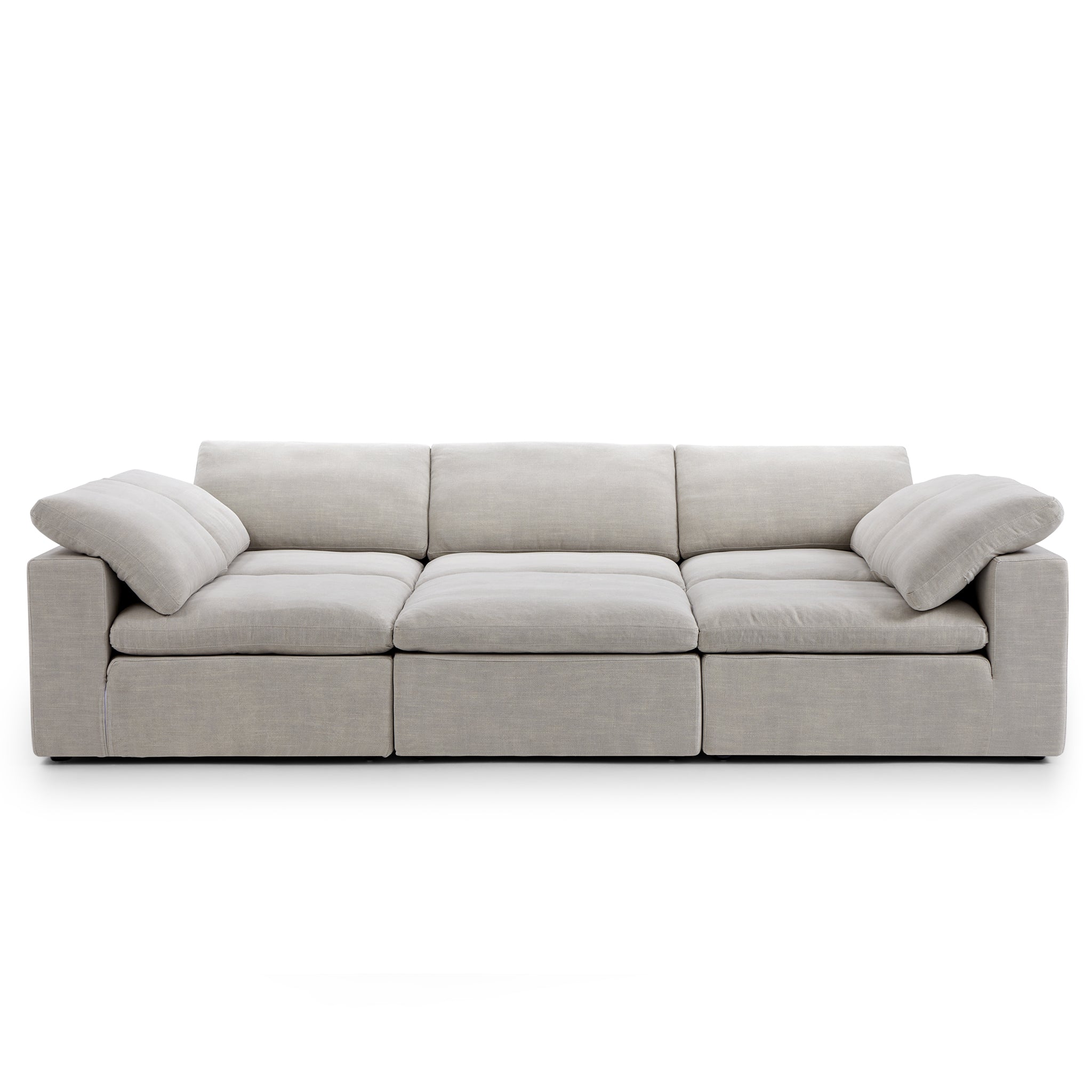 Canapé-lit gris tendre Wabi-Sabi