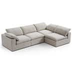 Canapé d'angle en L Tender Wabi-Sabi gris