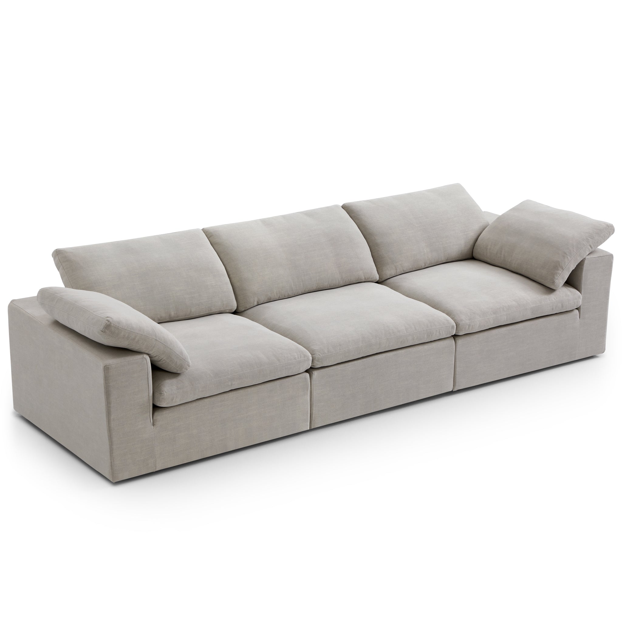 Canapé beige tendre Wabi-Sabi