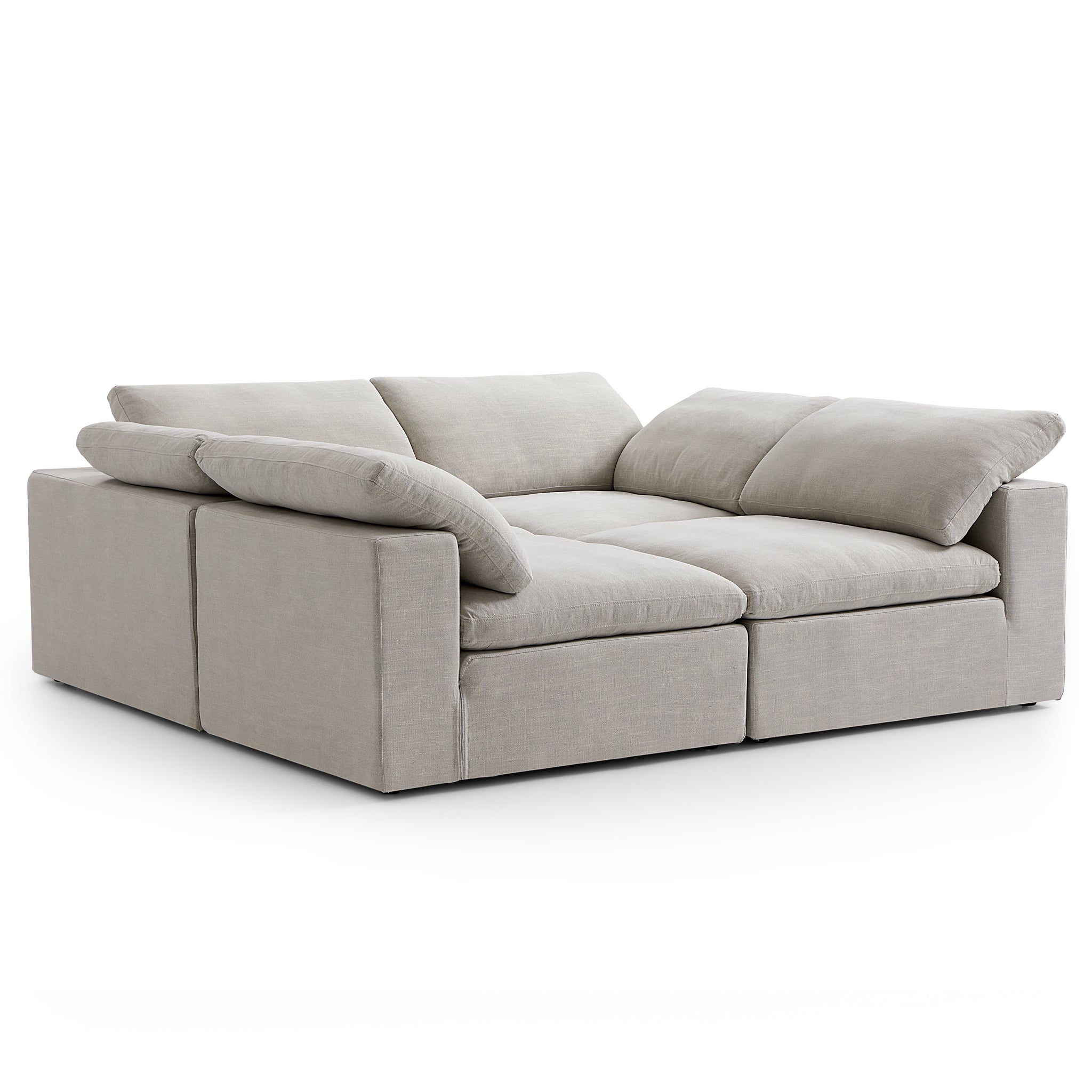 Canapé-lit gris tendre Wabi-Sabi