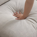 Canapé et pouf beige Tender Wabi-Sabi