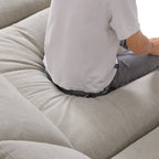 Canapé et pouf beige Tender Wabi-Sabi