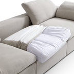 Canapé et pouf beige Tender Wabi-Sabi