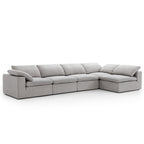 Canapé d'angle en L blanc Tender Wabi-Sabi