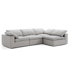 Canapé d'angle en L beige Tender Wabi-Sabi