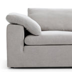 Canapé sectionnel et pouf en L Tender Wabi-Sabi gris