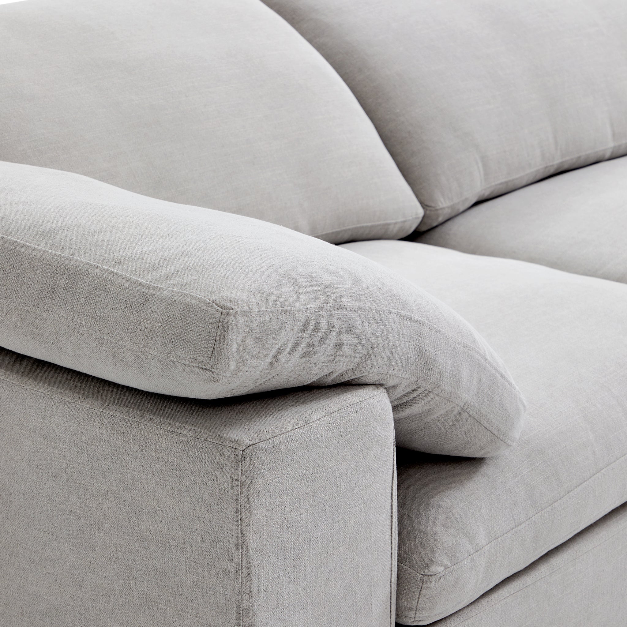 Canapé et pouf beige Tender Wabi-Sabi