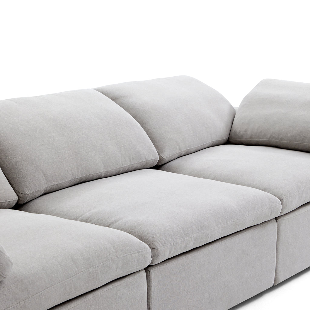 Canapé et pouf Tender Wabi-Sabi gris