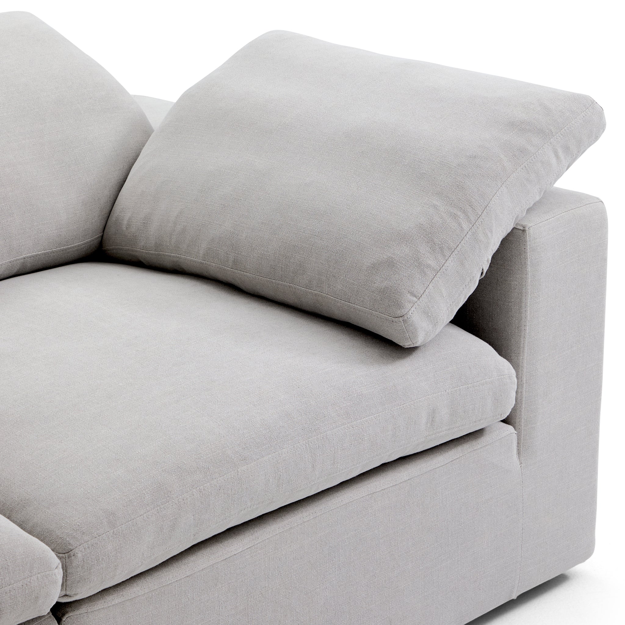 Canapé et pouf Tender Wabi-Sabi gris