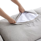 Canapé et pouf Tender Wabi-Sabi gris