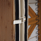 Canapé modulaire en cuir gris foncé Domus