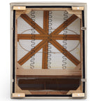 Canapé modulaire en cuir marron Domus