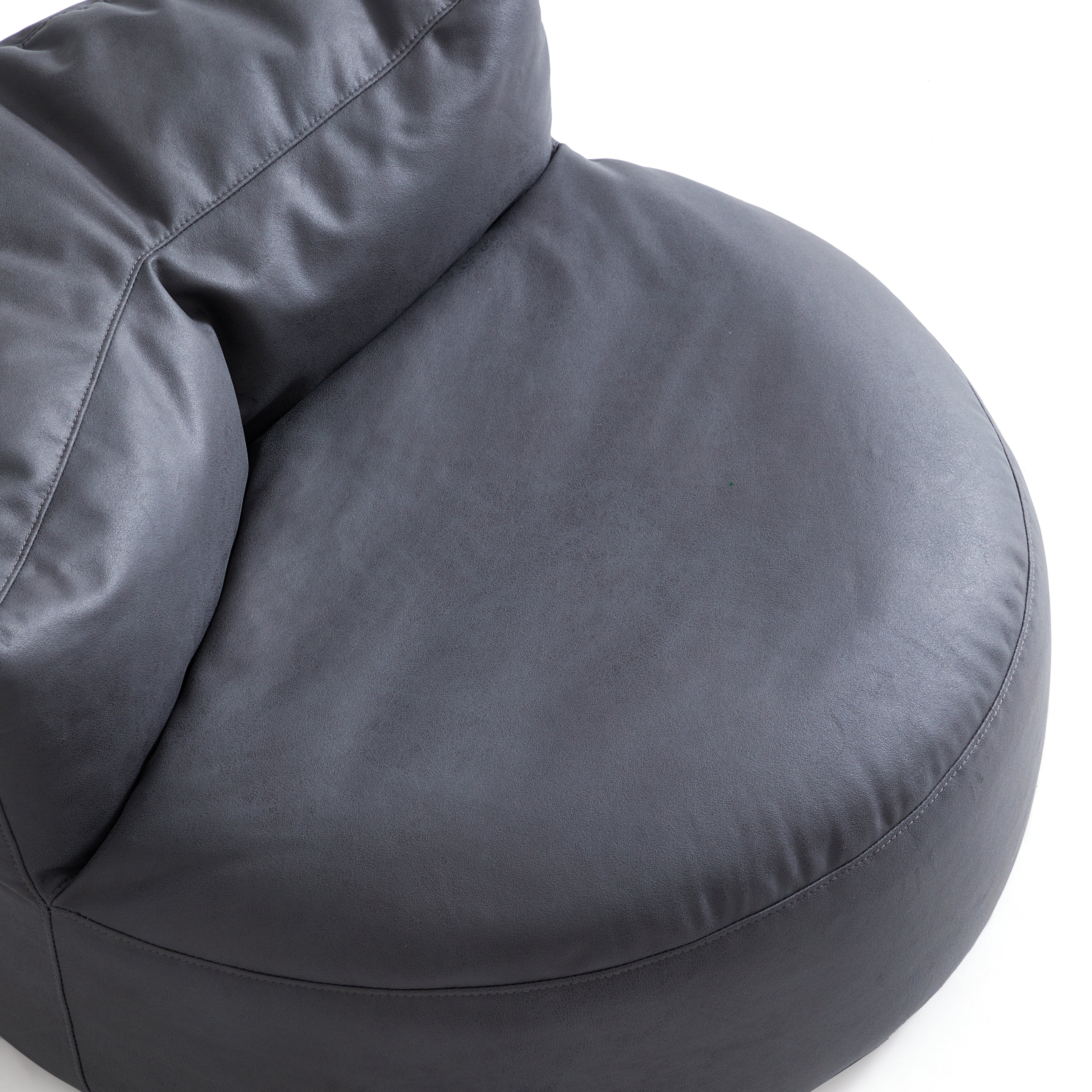 Pouf Eclipse Lounge Leathaire marron avec ottoman