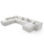 Canapé sectionnel modulaire Freedom kaki à extrémité ouverte