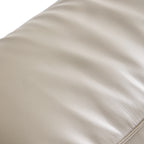 Fauteuil modulaire Cube en cuir véritable kaki