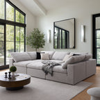 Canapé-lit gris tendre Wabi-Sabi