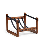 Fauteuil de salon rétro moderne en cuir