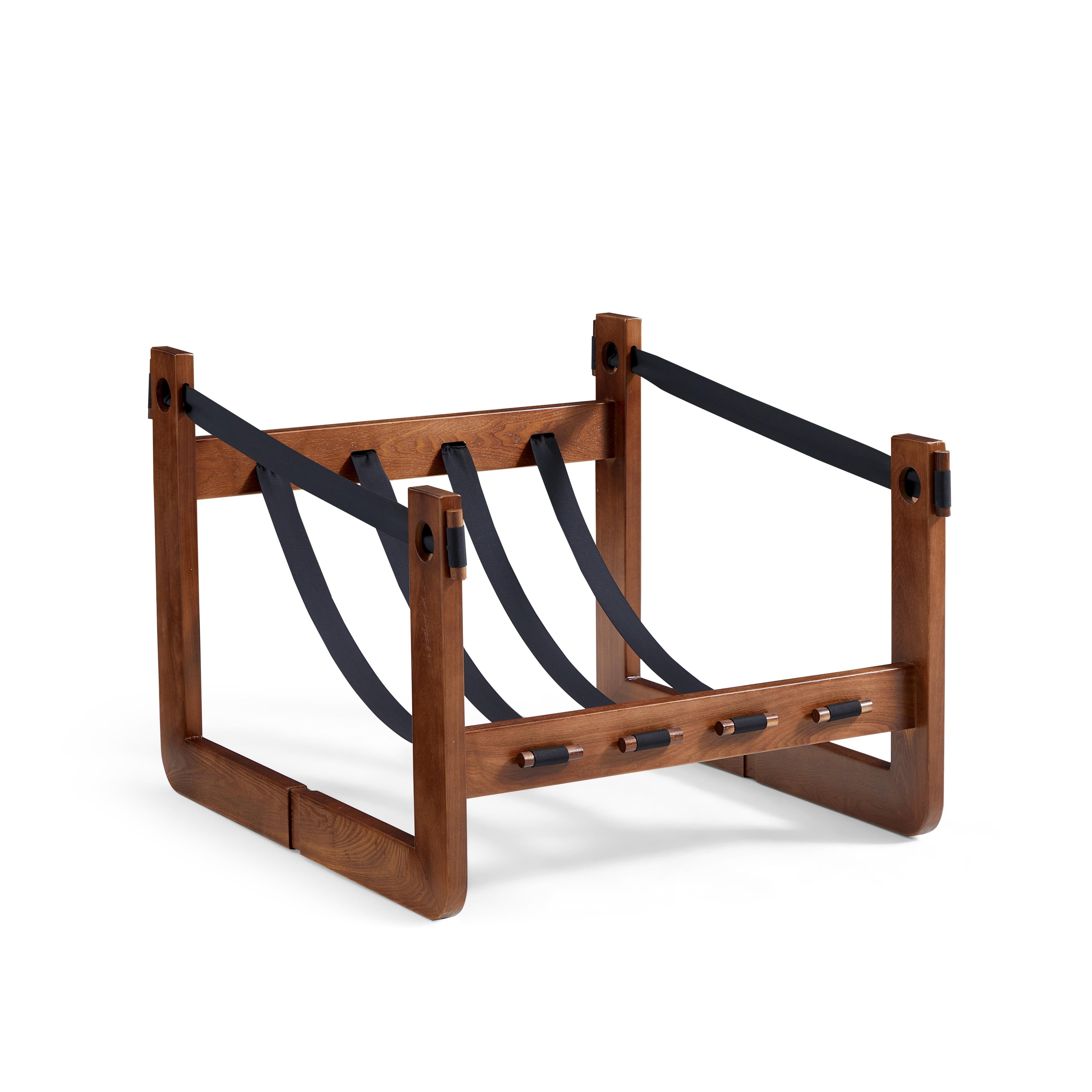 Fauteuil de salon rétro moderne en cuir