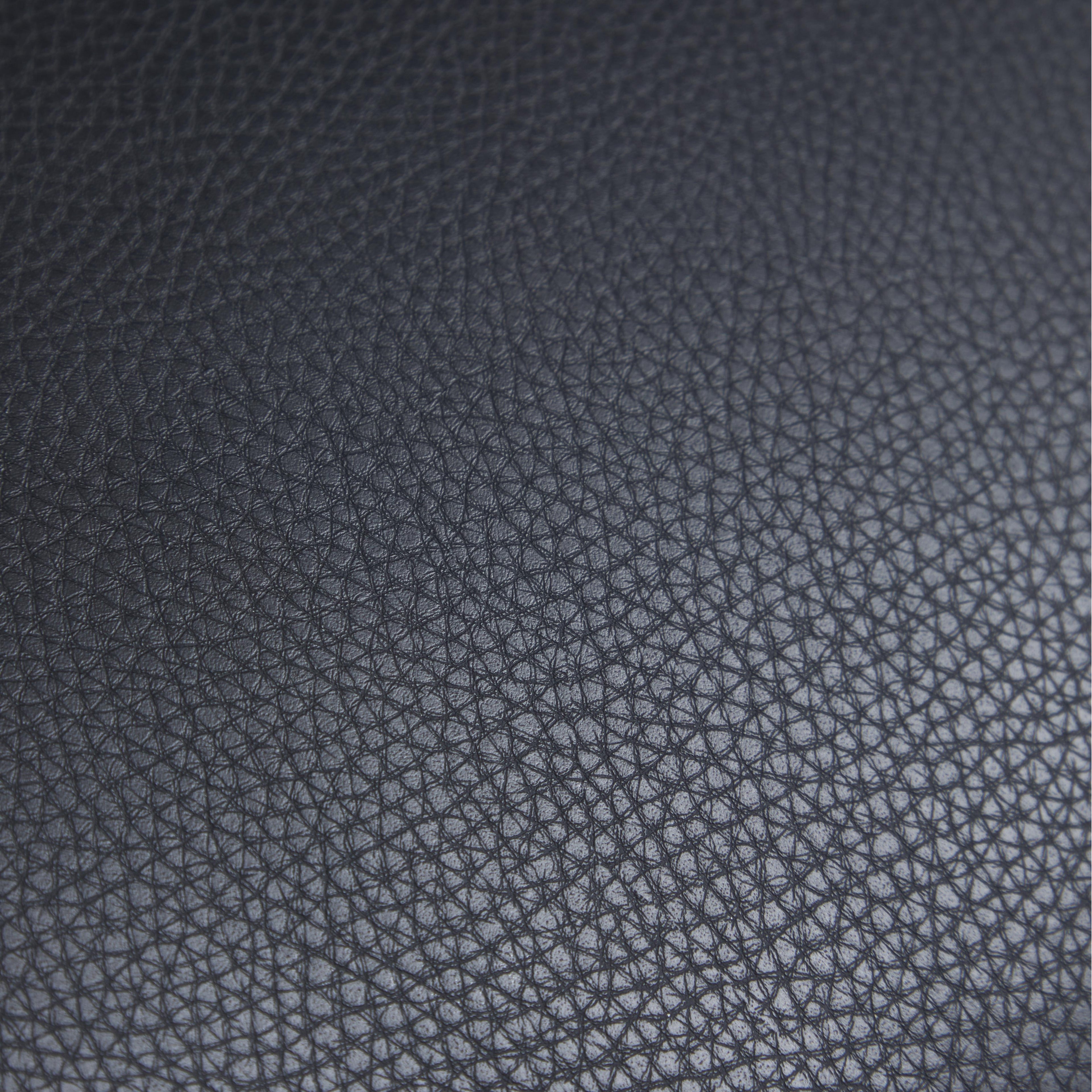 Canapé modulaire Cube en cuir véritable noir