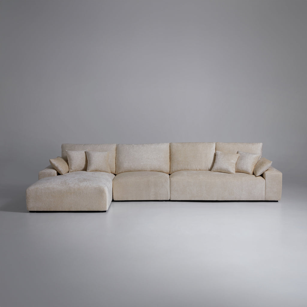 Le canapé d'angle jaune Empress