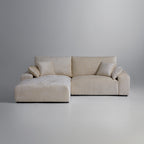 Le canapé d'angle beige Empress