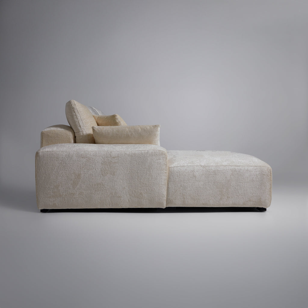 Le canapé d'angle beige Empress