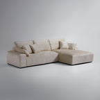 Le canapé d'angle beige Empress