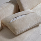 Le canapé et le pouf gris Empress