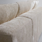 Le canapé et le pouf gris Empress