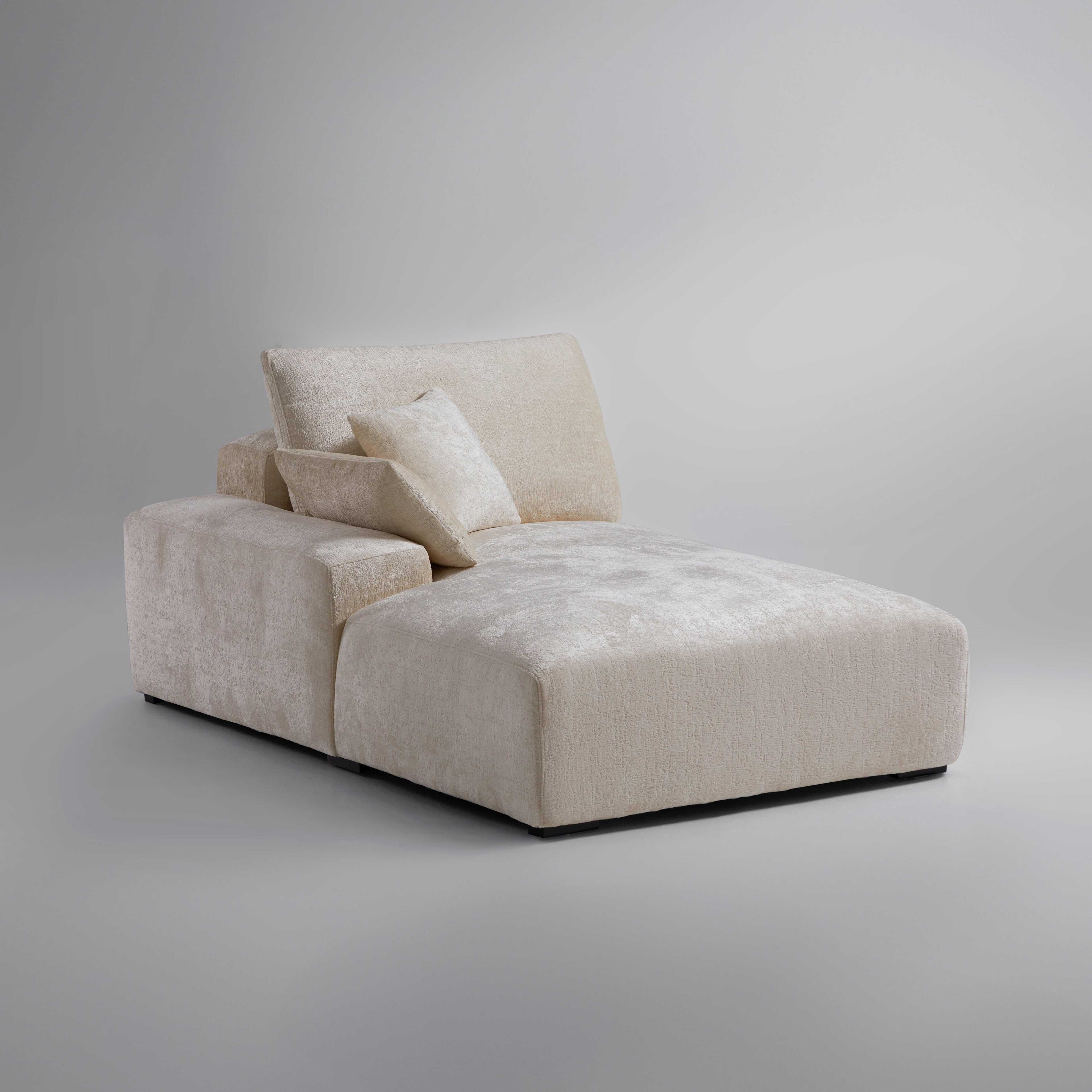 Le canapé d'angle beige Empress