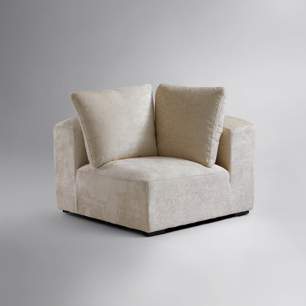 Le canapé sectionnel en U beige Empress