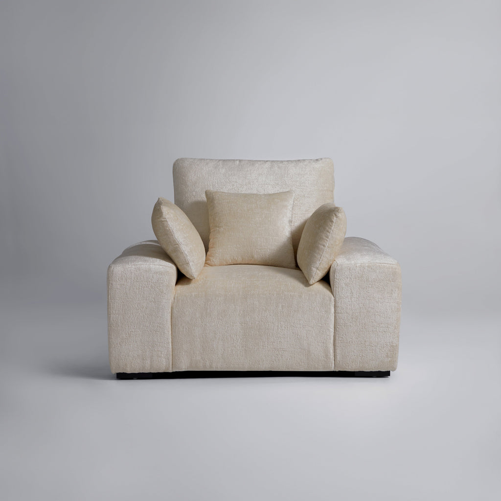 Le fauteuil beige Impératrice