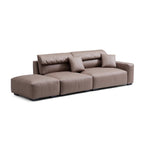 Canapé sectionnel ouvert en châtaignier