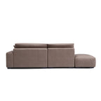 Canapé sectionnel ouvert en châtaignier