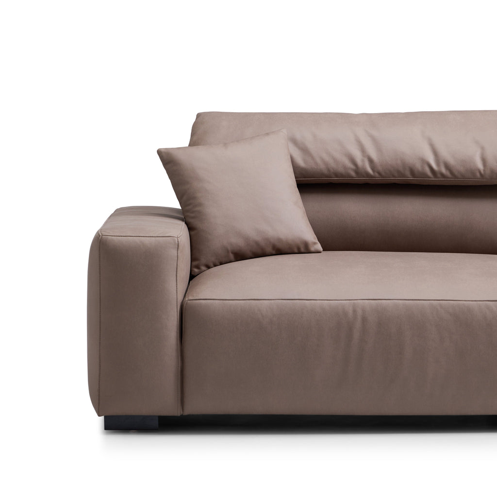 Canapé sectionnel en châtaignier