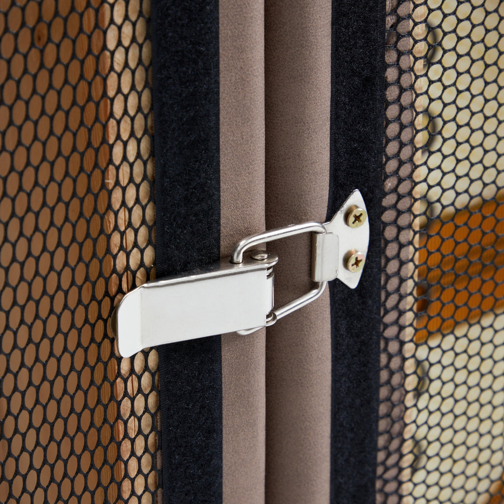 Canapé sectionnel ouvert en châtaignier