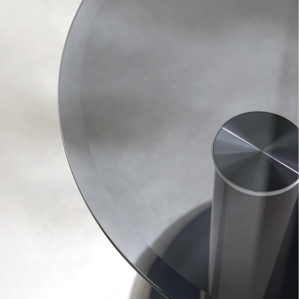 Table d'appoint en verre Flux