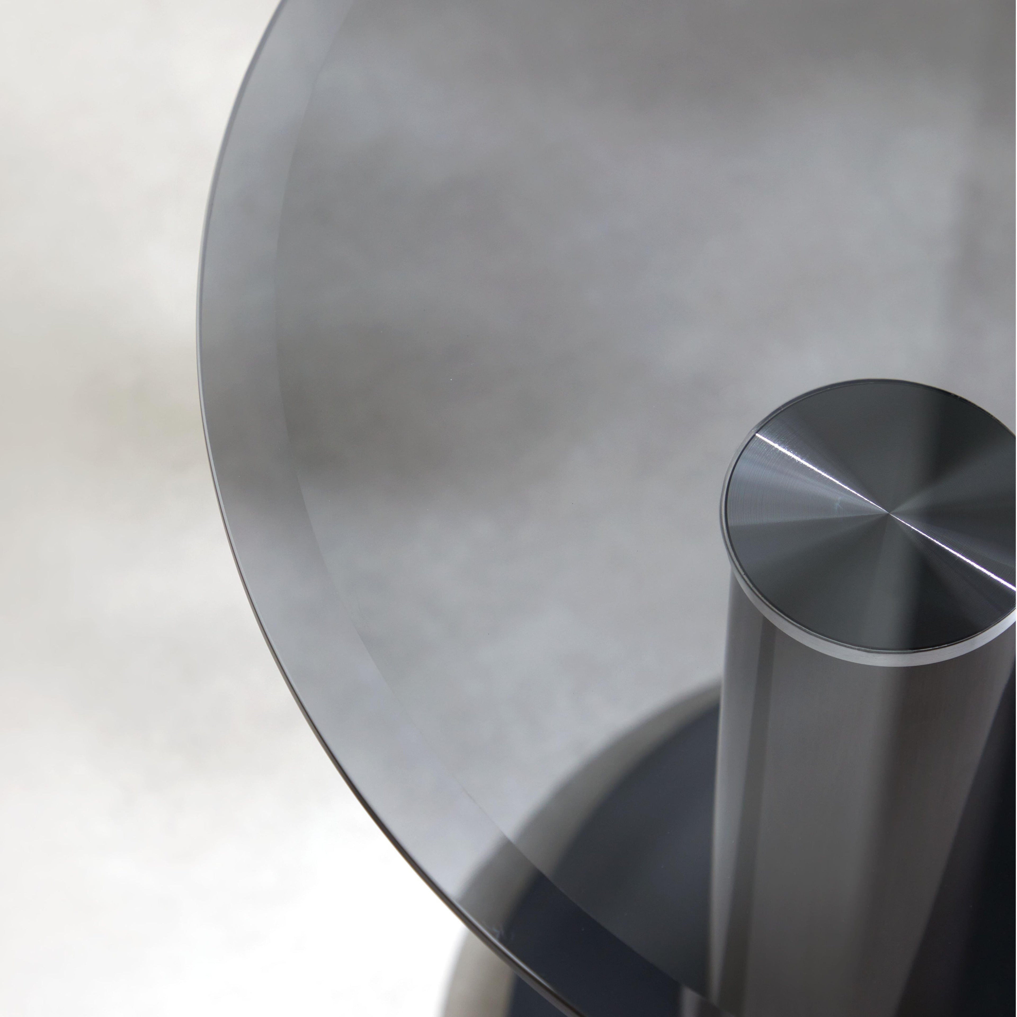 Table d'appoint en verre Flux