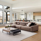 Canapé sectionnel en châtaignier