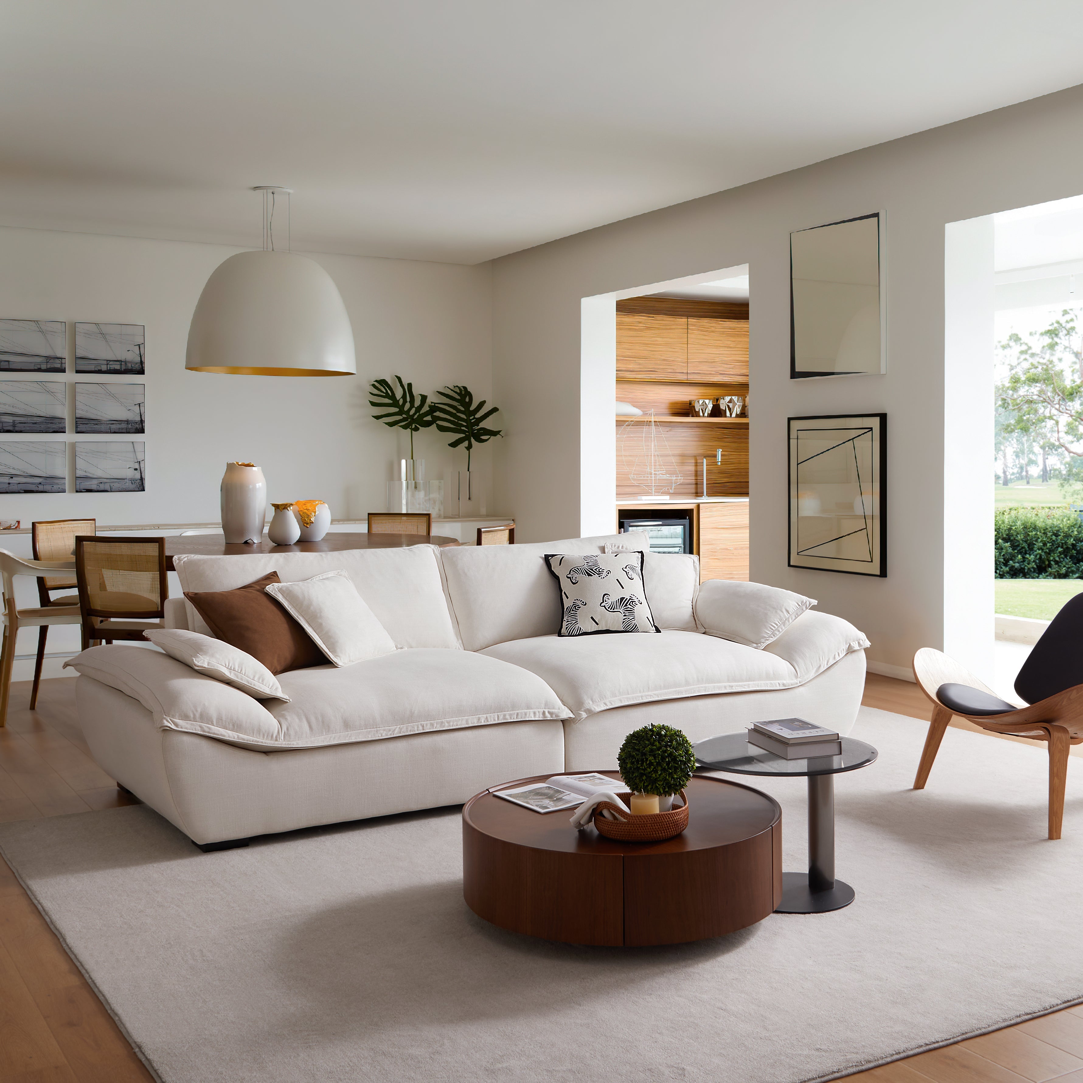 Canapé en tissu Casper Sailboat