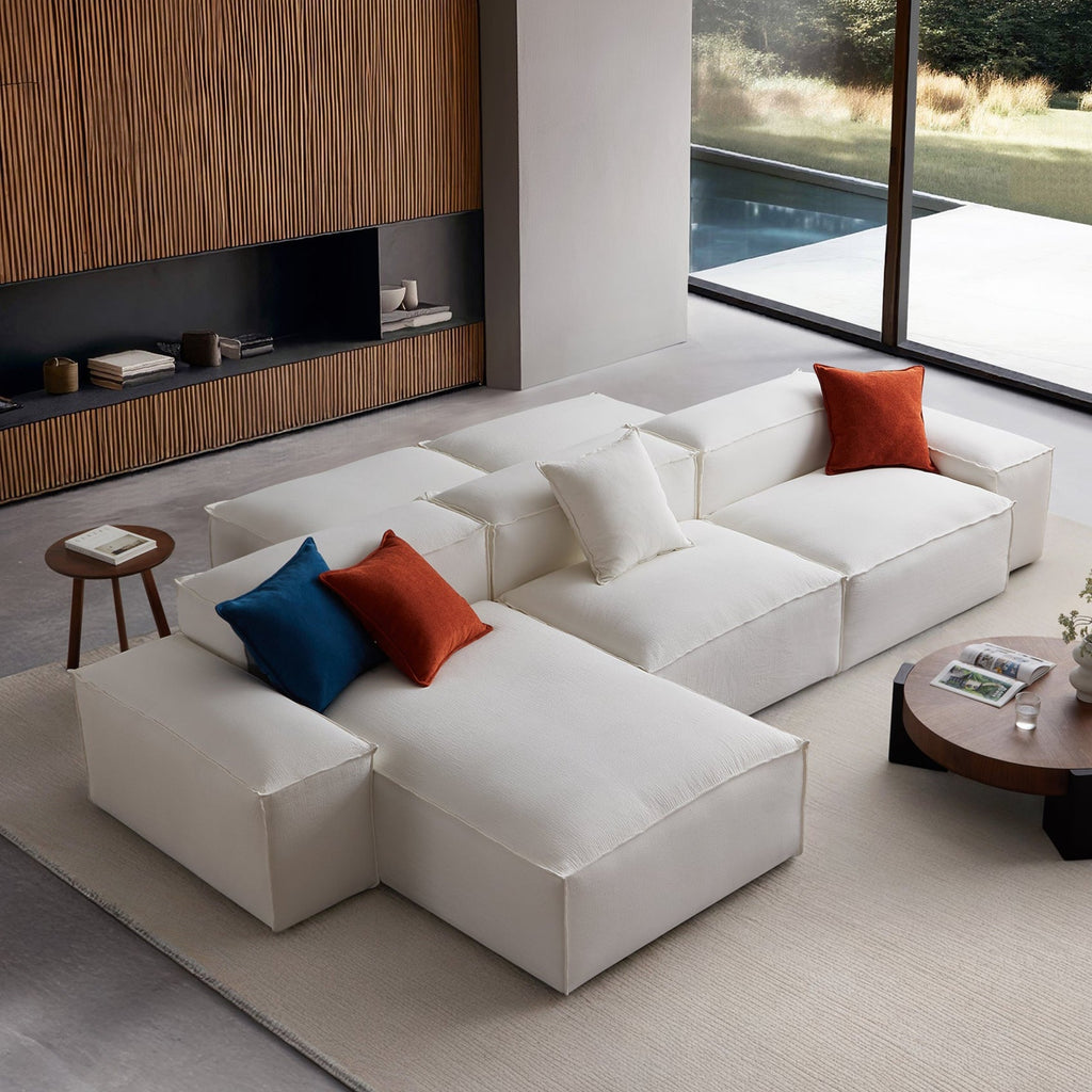 Canapé sectionnel double face Freedom Modular blanc