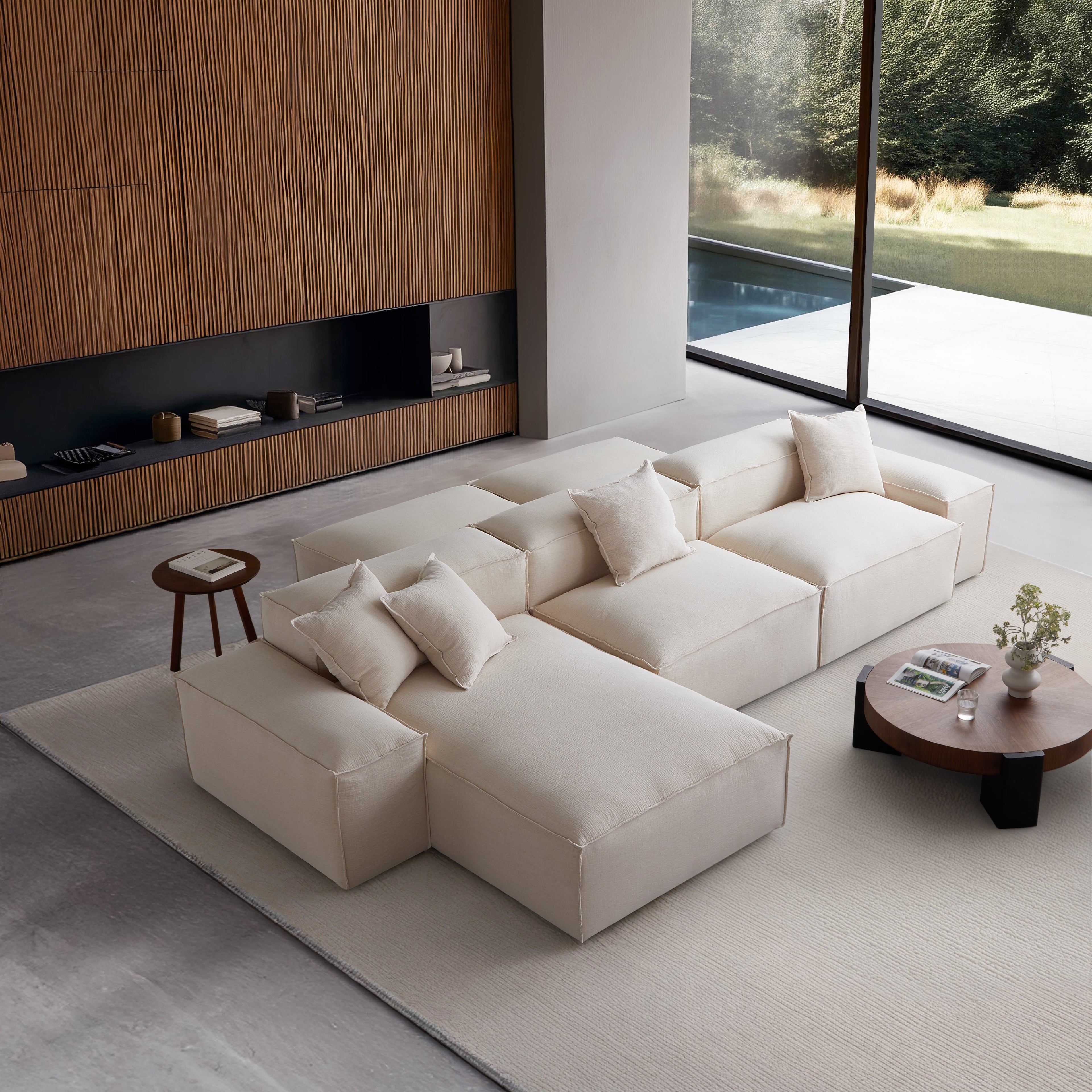 Canapé sectionnel double face Freedom Modular Gris