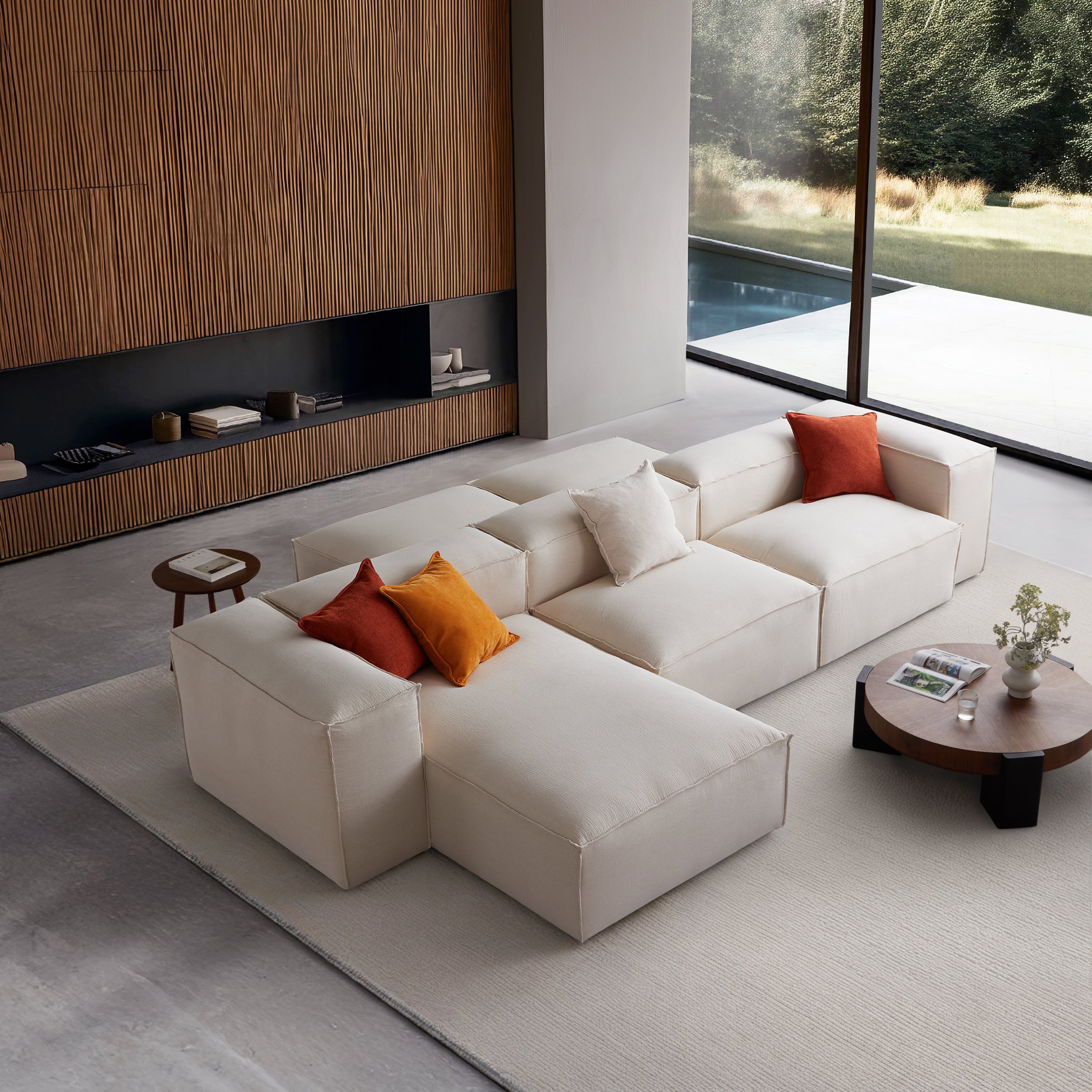 Canapé sectionnel double face Freedom Modular Kaki