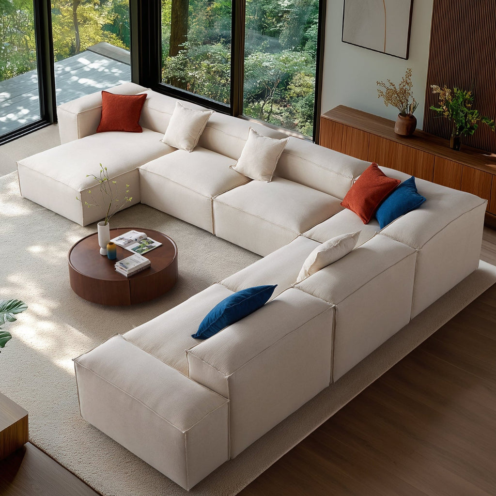 Canapé sectionnel Freedom Modular Kaki en U