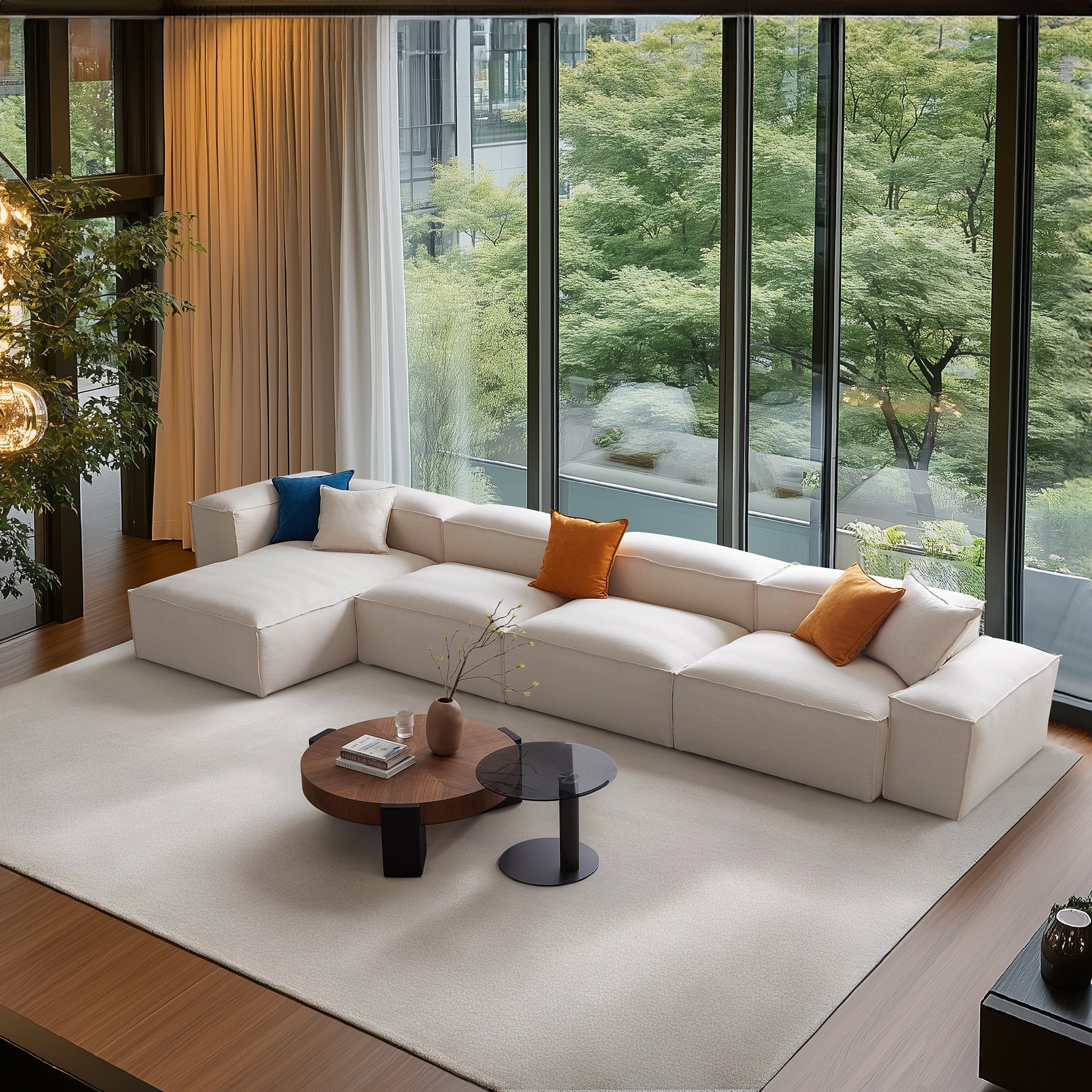 Canapé sectionnel modulaire Freedom kaki